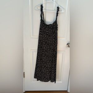 Francesca’s Dress Black Size L Adjustable Straps Summer